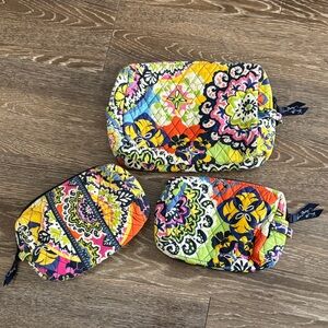 Vera Bradley Multicolor Quilted Cosmetic Bags